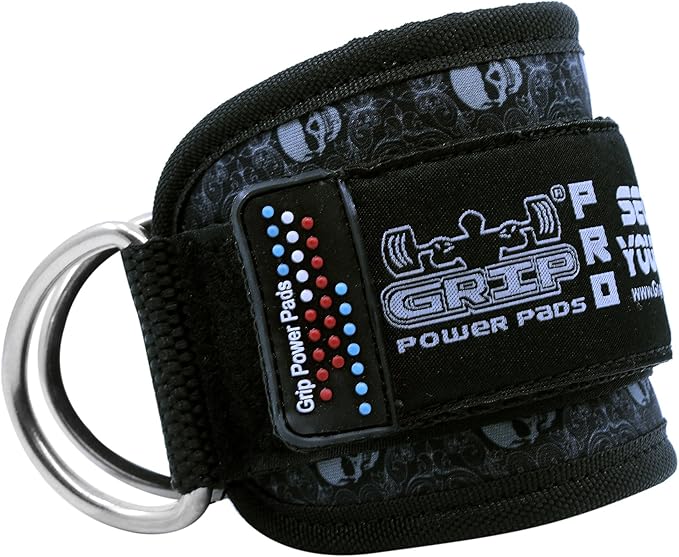 Ankle Straps for Cable Machines Double D-Ring Gym Adjustable Neoprene Premium Cuffs to Enhance Legs Abs & Glutes Kickbacks Workouts Leg Curls Extensions Booty Hip Abductors Exercise for Men & Women