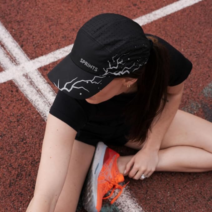 Sprints Race Day Performance HyperG Racing Cap | The Lightweight, Quick Dry, Running, Sport Hat, One Size, Unisex