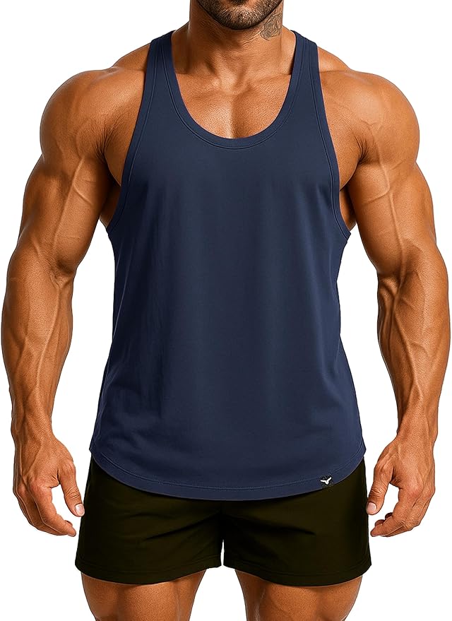 Men's Bodybuilding Stringer Tank Top Sleeveless Gym Shirts