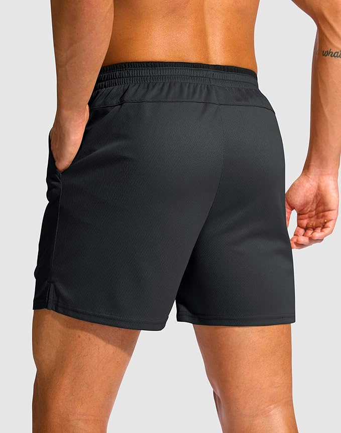 G Gradual Men's Running Athletic Shorts with Zipper Pocket 5"/ 7" Lightweight Quick Dry Gym Workout Shorts for Tennis Active
