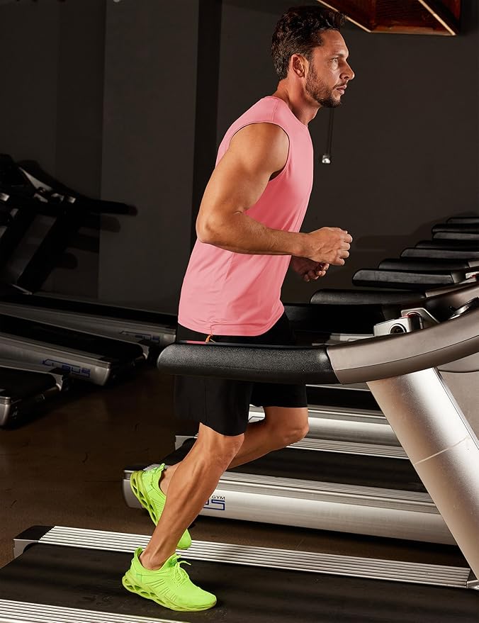 MAGCOMSEN 2 Pack Men's UPF 80+ Tank Tops Quick Dry Workout Gym Sleeveless Muscle Shirts Cooling Summer Beach Swim Shirt