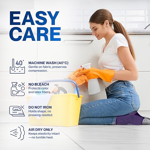 Modvel Foot & Ankle Brace Socks for Sprained Ankle Compression Sleeve - Plantar Fasciitis Relief Brace, Foot Support for pain Women & Men - Tendonitis & Arthritis Feet Sleeve, Stabilizing Ankles Wrap