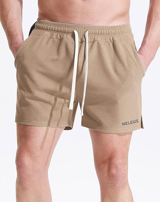 NELEUS Men's 7 inch Running Shorts Athletic Gym Workout Shorts with Pockets