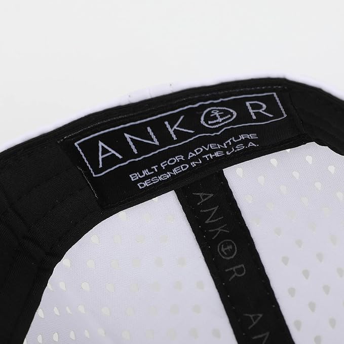 ANKOR Performance Golf Rope Hat - UPF 50 Water Resistant Lightweight Thermoflex Snapback, Men’s Hat Golf Tee Design Holder