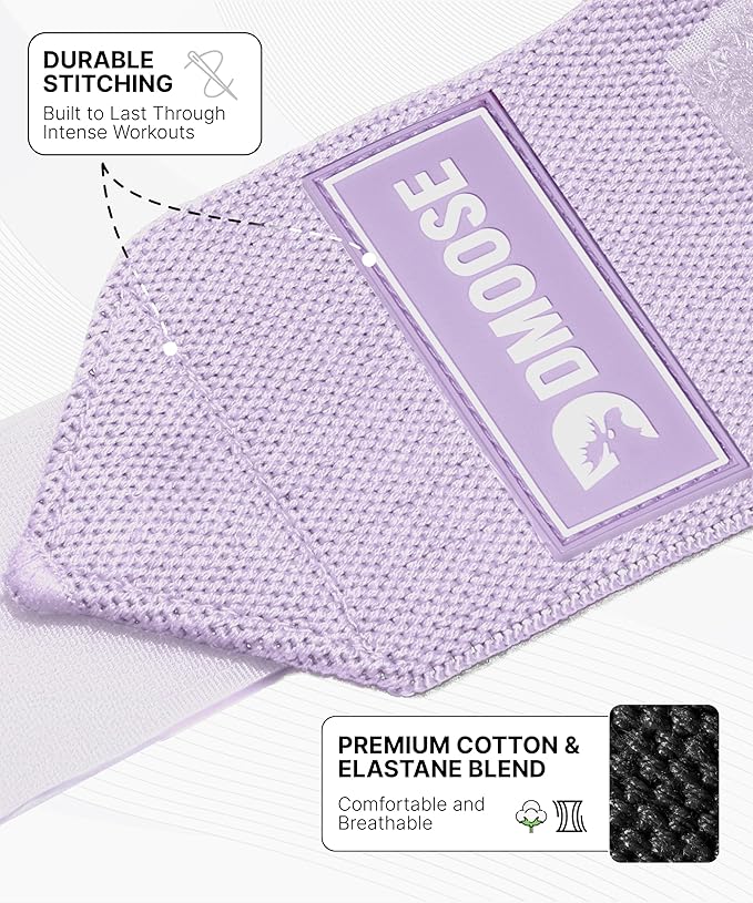 DMoose Fitness Wrist Wraps for Weightlifting 18" - Heavy Duty Gym Wrap with Hand Thumb Loop for Support & Pain Relief, USPA Approved Powerlifting, Weight Lifting Wrist Straps for Men & Women Work Out