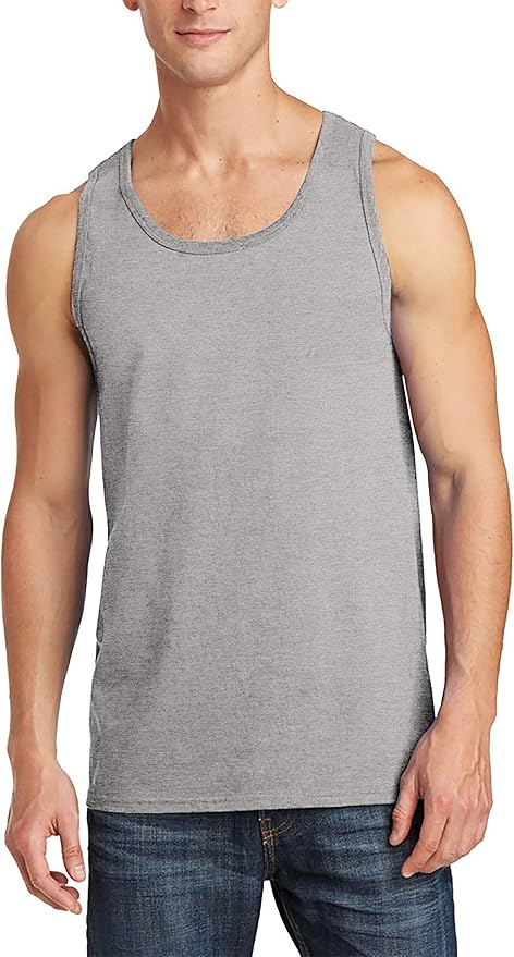 Hat and Beyond Mens Tank Top Soft Performance Boxing Gym Shirts Plain Muscle Tee