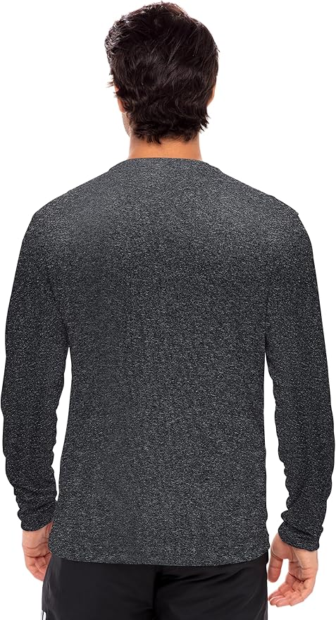 Men's Long Sleeve Moisture Wicking Athletic Shirts, Dry Fit Long Sleeve UV Protection Shirts Men for Workout, Running, Hiking