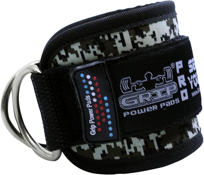 Ankle Straps for Cable Machines Double D-Ring Gym Adjustable Neoprene Premium Cuffs to Enhance Legs Abs & Glutes Kickbacks Workouts Leg Curls Extensions Booty Hip Abductors Exercise for Men & Women