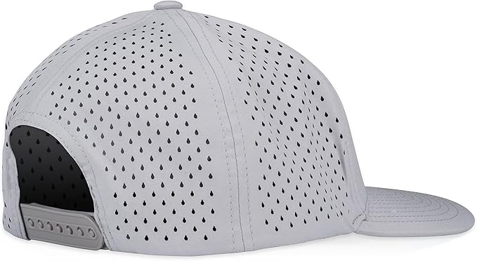 Gilbert Performance Snapback Hat | 5 Panel Blank Cap for Men & Women | Breathable & Lightweight | Curved Bill