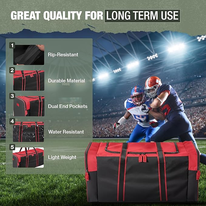Jetstream Heavy Duty Multi Pocket Durable Sports Gym Equipment Travel Duffel Bag