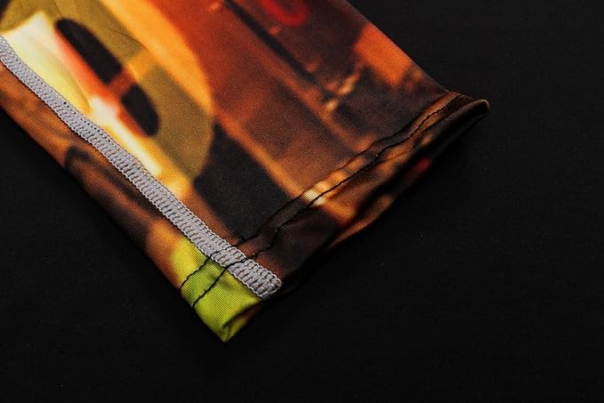 Men's Soft Slim Long Sleeve Dry-Fit Compression Gym Trainning Shirt