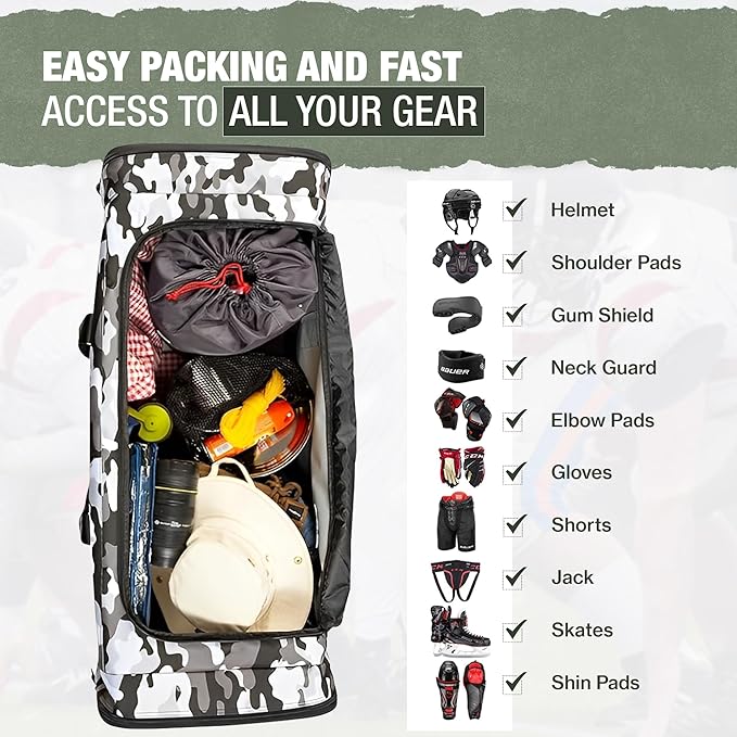 Jetstream Heavy Duty Multi Pocket Durable Sports Gym Equipment Travel Duffel Bag