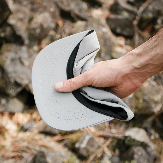 Tillak Wallowa Camp Hat, Lightweight Nylon 5 Panel Cap with Snap Closure