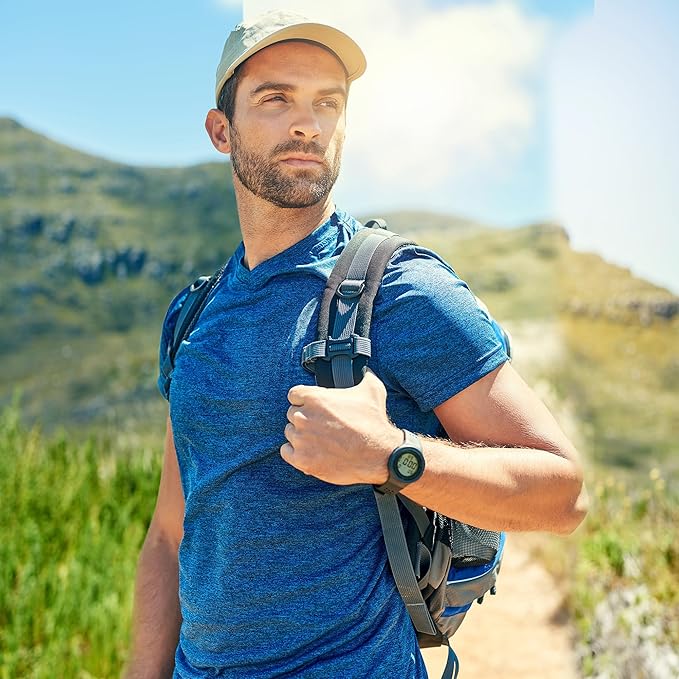 CE' CERDR Mens Workout Shirts Quick Dry Performance Short Sleeve Athletic Shirts