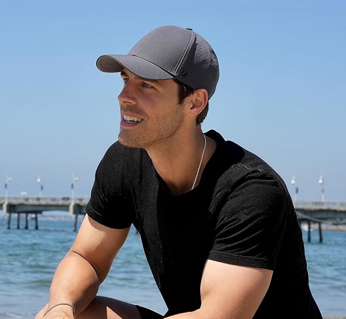 ANKOR Performance Hat - Water Resistant UPF 50 Lightweight Men’s Baseball Cap | Men’s Hat for Workout, Outdoor, Beach, Sports