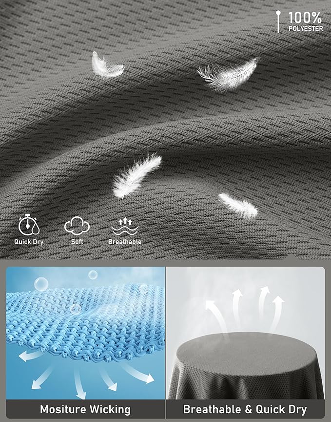 G Gradual Men's Running Athletic Shorts with Zipper Pocket 5"/ 7" Lightweight Quick Dry Gym Workout Shorts for Tennis Active