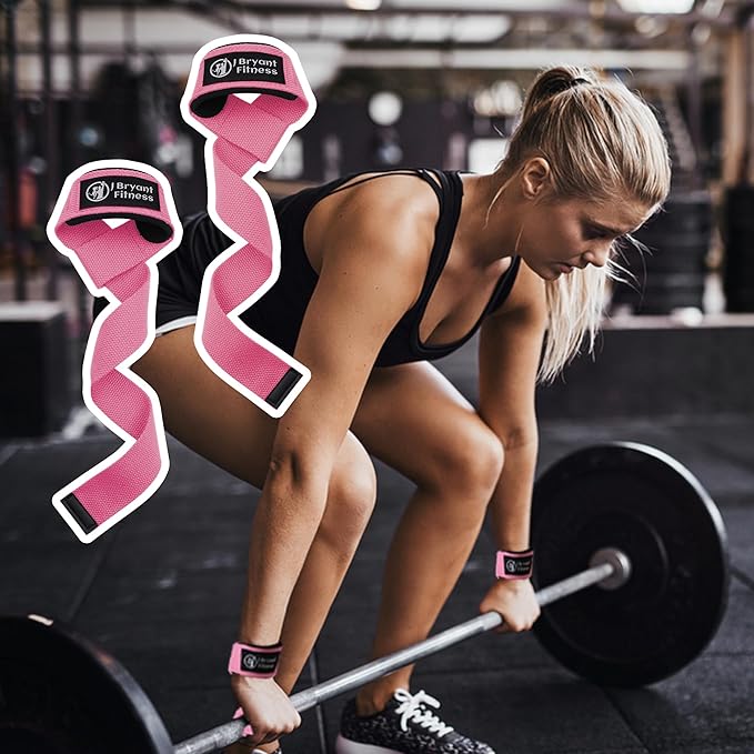 J Bryant Lifting Wrist Straps for Weightlifting and Ankle Strap for Cable Machines Booty Workouts Strength Training Attachments