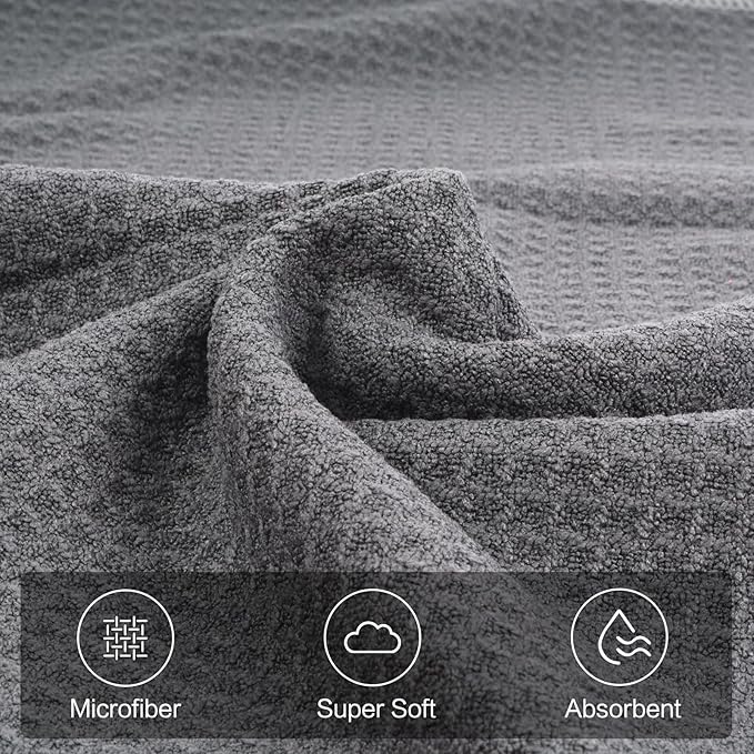 KinHwa Gym Towels - Absorbent Wicking Workout Towels, Quick Dry & Compact, Ideal for Yoga, Fitness, Treadmill or Indoor Bike