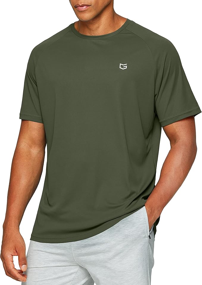 G Gradual Men's Workout Quick Dry T-Shirts Short Sleeve Lightweight Cooling Gym Shirts Tee for Running, Beach, Hiking