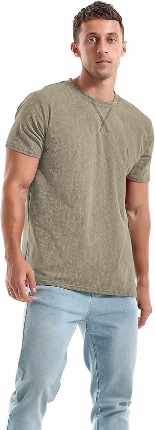 KLIEGOU Men's T-Shirts - Premium Cotton Crew Neck Tees S - 4XL