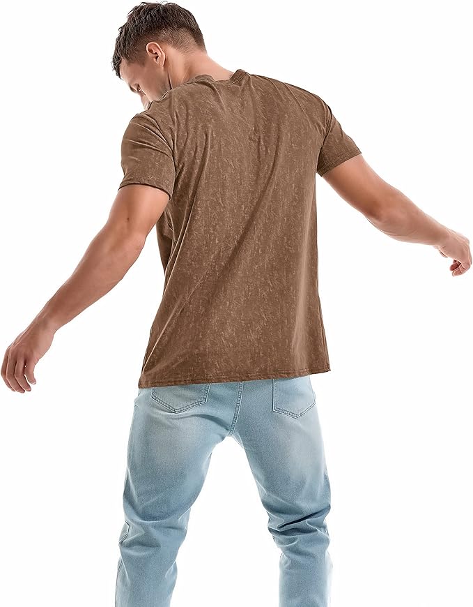 KLIEGOU Men's T-Shirts - Premium Cotton Crew Neck Tees S - 4XL