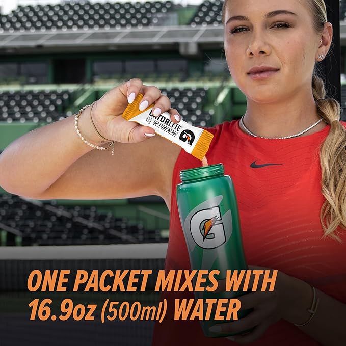 Gatorlyte Powder Orange, 16.9oz (Pack of 6)