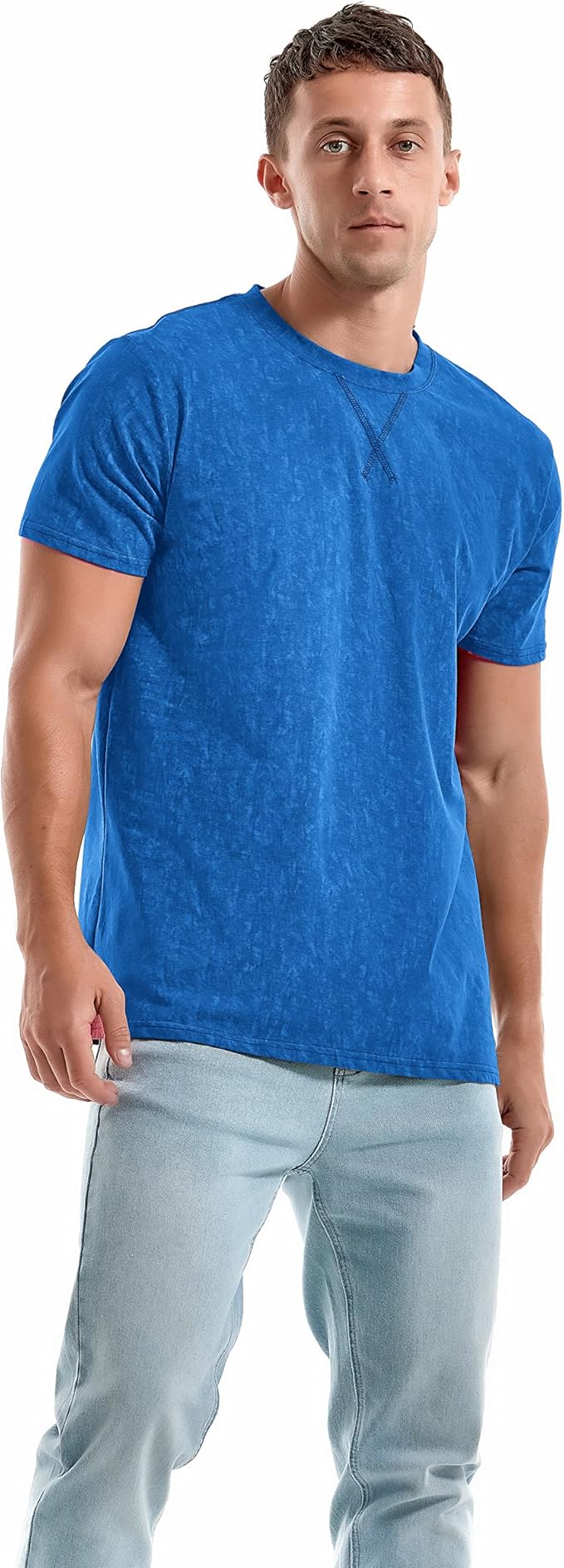 KLIEGOU Men's T-Shirts - Premium Cotton Crew Neck Tees S - 4XL