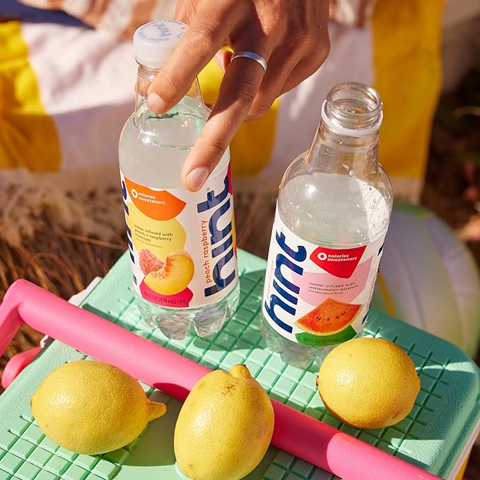 Hint Fruit-Infused Bottled Water, Smashup Flavored Variety Pack - Purified Water Beverages with Zero Calories, Natural Flavors, and Sugar Free - 16 Fl Oz (Pack of 12)