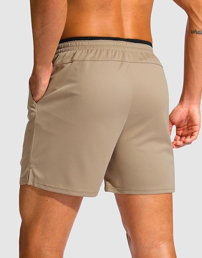 G Gradual Men's Running Athletic Shorts with Zipper Pocket 5"/ 7" Lightweight Quick Dry Gym Workout Shorts for Tennis Active