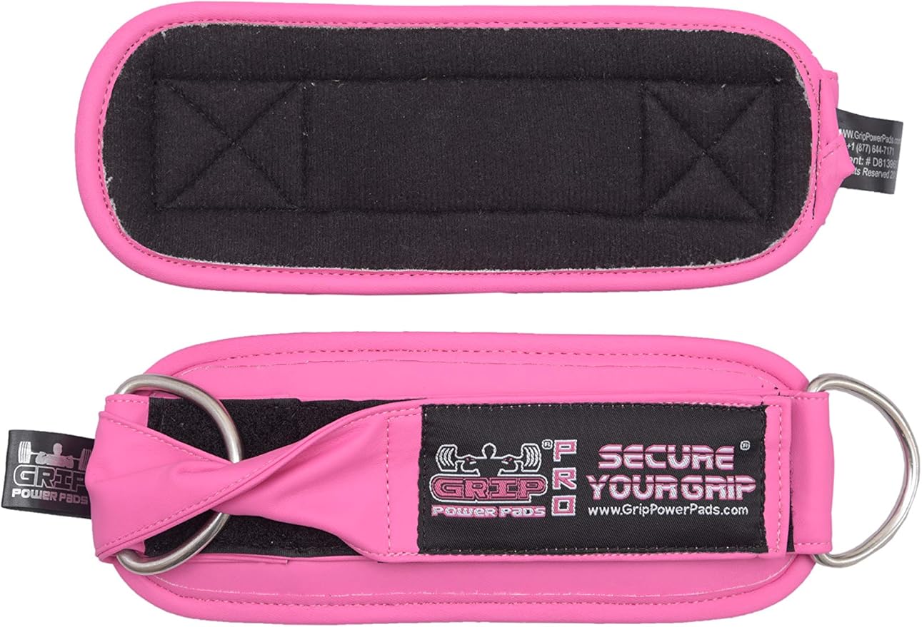 Ankle Straps for Cable Machines Double D-Ring Gym Adjustable Neoprene Premium Cuffs to Enhance Legs Abs & Glutes Kickbacks Workouts Leg Curls Extensions Booty Hip Abductors Exercise for Men & Women