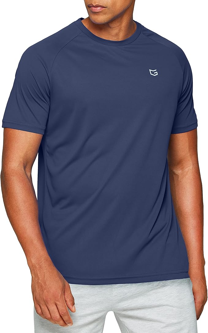 G Gradual Men's Workout Quick Dry T-Shirts Short Sleeve Lightweight Cooling Gym Shirts Tee for Running, Beach, Hiking