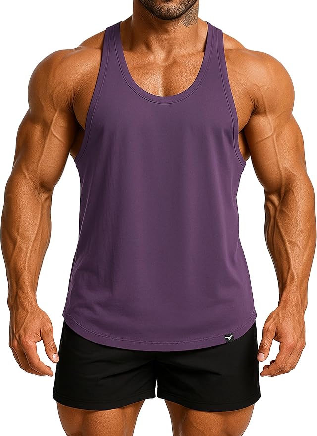 Men's Bodybuilding Stringer Tank Top Sleeveless Gym Shirts