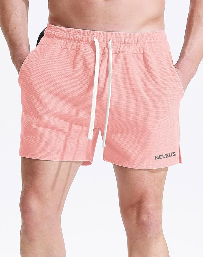 NELEUS Men's 7 inch Running Shorts Athletic Gym Workout Shorts with Pockets