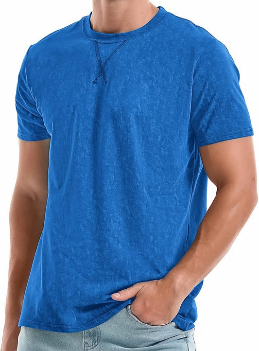 KLIEGOU Men's T-Shirts - Premium Cotton Crew Neck Tees S - 4XL