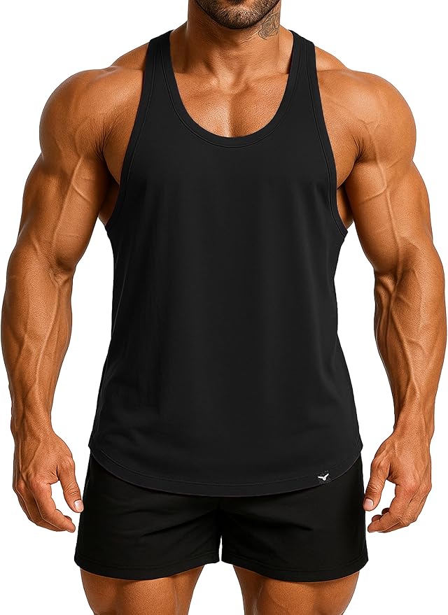 Men's Bodybuilding Stringer Tank Top Sleeveless Gym Shirts