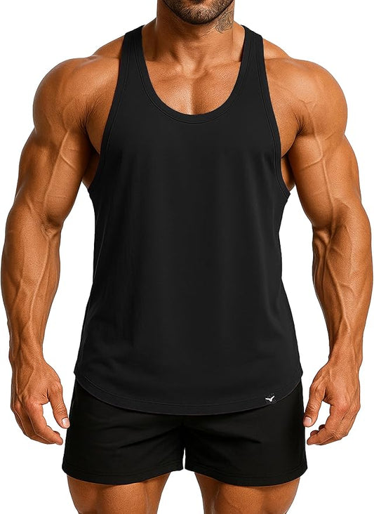 Men's Bodybuilding Stringer Tank Top Sleeveless Gym Shirts