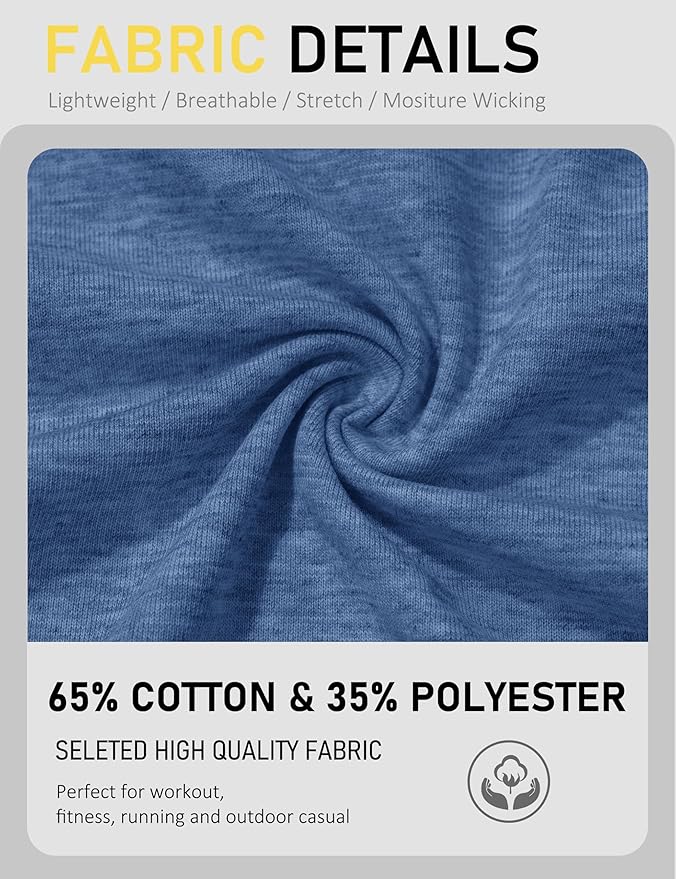 MAGCOMSEN Mens Workout Tank Tops Undershirt Cotton Muscle Athletic Sleeveless Shirts for Gym