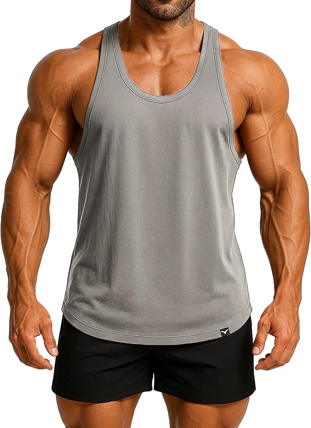 Men's Bodybuilding Stringer Tank Top Sleeveless Gym Shirts