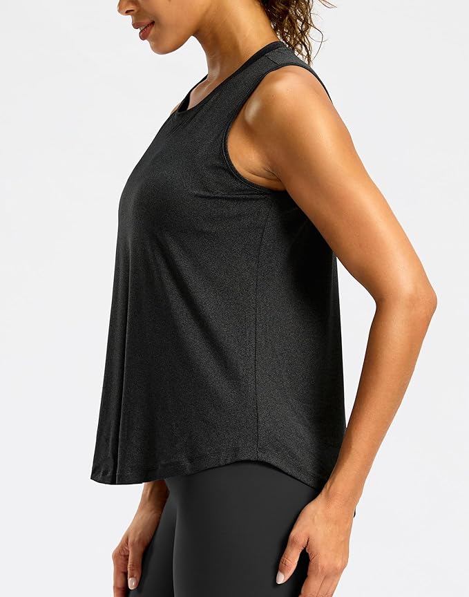 G Gradual Workout Tank Top for Women Sleeveless Athletic Yoga Tops High Neck Quick Dry Running Tennis Sports Shirts for Women