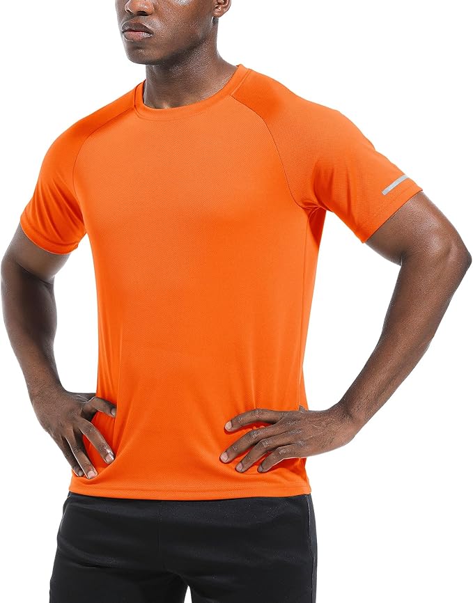 Boyzn 1, 3, 5 or 7 Pack Men's Workout Running Shirts, Dry Fit Moisture Wicking T-Shirt, Gym Athletic Short Sleeve Tee Shirts