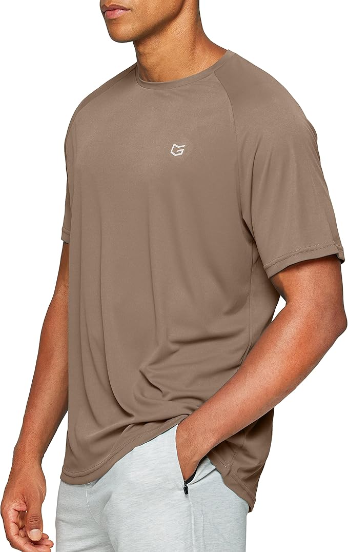 G Gradual Men's Workout Quick Dry T-Shirts Short Sleeve Lightweight Cooling Gym Shirts Tee for Running, Beach, Hiking