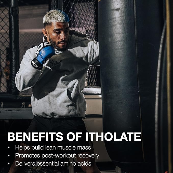 RAW Whey Isolate Protein Powder, Milk & Cookie (CBUM Itholate) - 100% Grass-Fed Sports Nutrition Powder for Muscle Growth & Recovery - Low-Fat, Low Carb, Naturally Flavored - 25 Servings