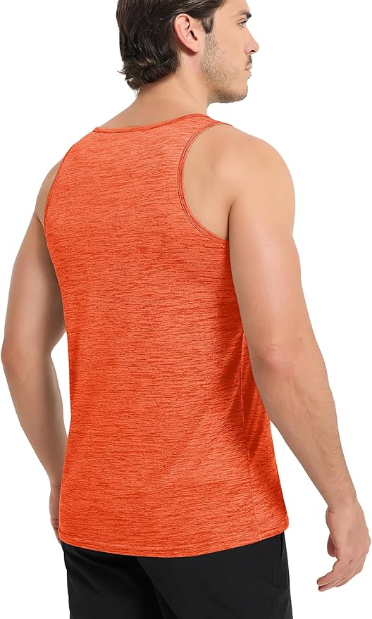 MAGCOMSEN Mens Workout Tank Tops Undershirt Cotton Muscle Athletic Sleeveless Shirts for Gym
