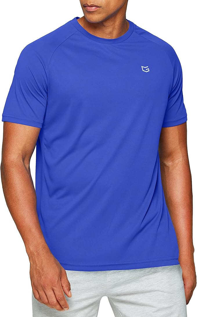 G Gradual Men's Workout Quick Dry T-Shirts Short Sleeve Lightweight Cooling Gym Shirts Tee for Running, Beach, Hiking