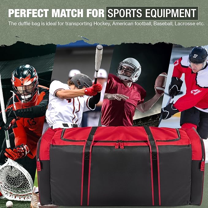 Jetstream Heavy Duty Multi Pocket Durable Sports Gym Equipment Travel Duffel Bag