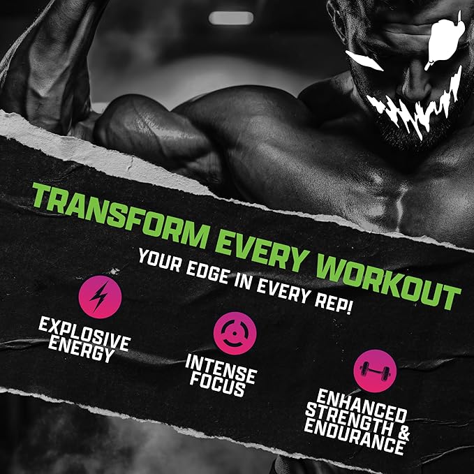 Outrage Ultra HIGH STIM Pre-Workout Powder for Men | 400mg Caffeine, L-Citrulline, Beta-Alanine, Creatine | Extreme Energy, Focus, Strength & Endurance (30 Servings, Strawberry Watermelon)