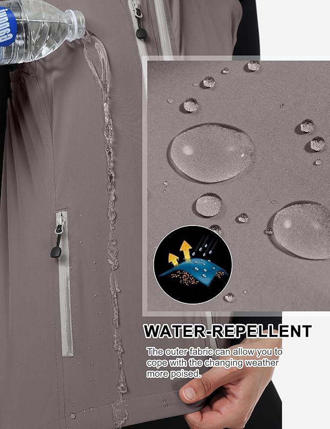 Little Donkey Andy Women's Lightweight Quick Dry Vest Summer Windproof Sleeveless Elastic Jacket for Golfing Cycling Running