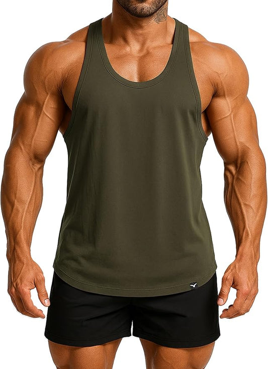 Men's Bodybuilding Stringer Tank Top Sleeveless Gym Shirts