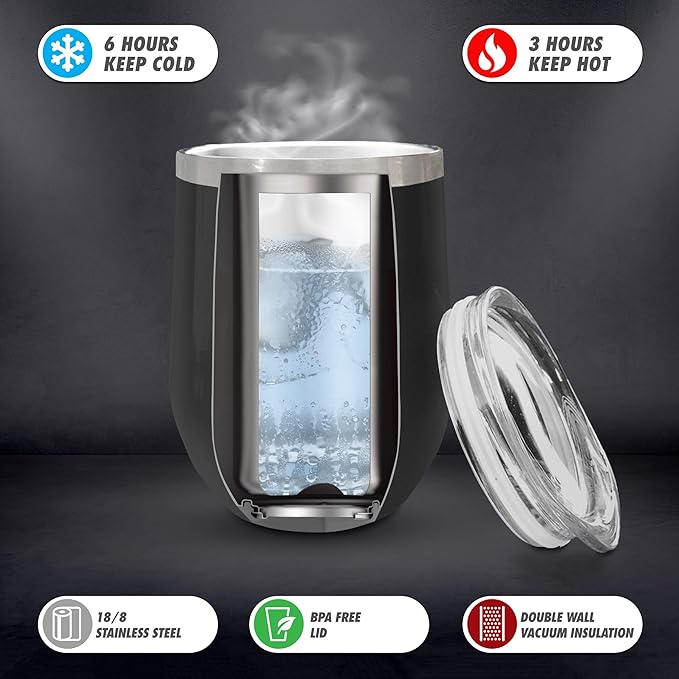 Veracco This Is Probably Captain & Coke Double Wall Insulated Stainless Steel Tumbler with Splash Proof Lid Funny Gift For Who Loves Drinking Bachelor Party Favors (Black)