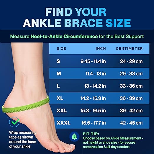 Modvel Foot & Ankle Brace Socks with Adjustable Support Strap – Compression Sleeve for Sprained Ankle, Plantar Fasciitis Relief Tendonitis & Arthritis, Stabilizing Foot & Ankle Support for Women & Men